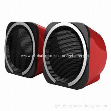 Hot-sale and Fashionable USB2.0 Mini Speakers, 90Hz-18kHz Frequency Response
